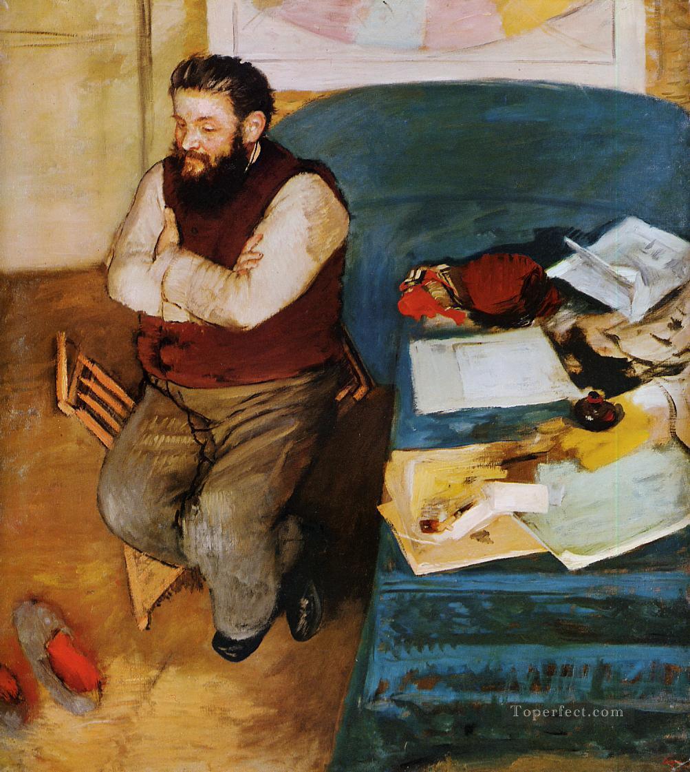 Diego Martelli Edgar Degas Oil Paintings